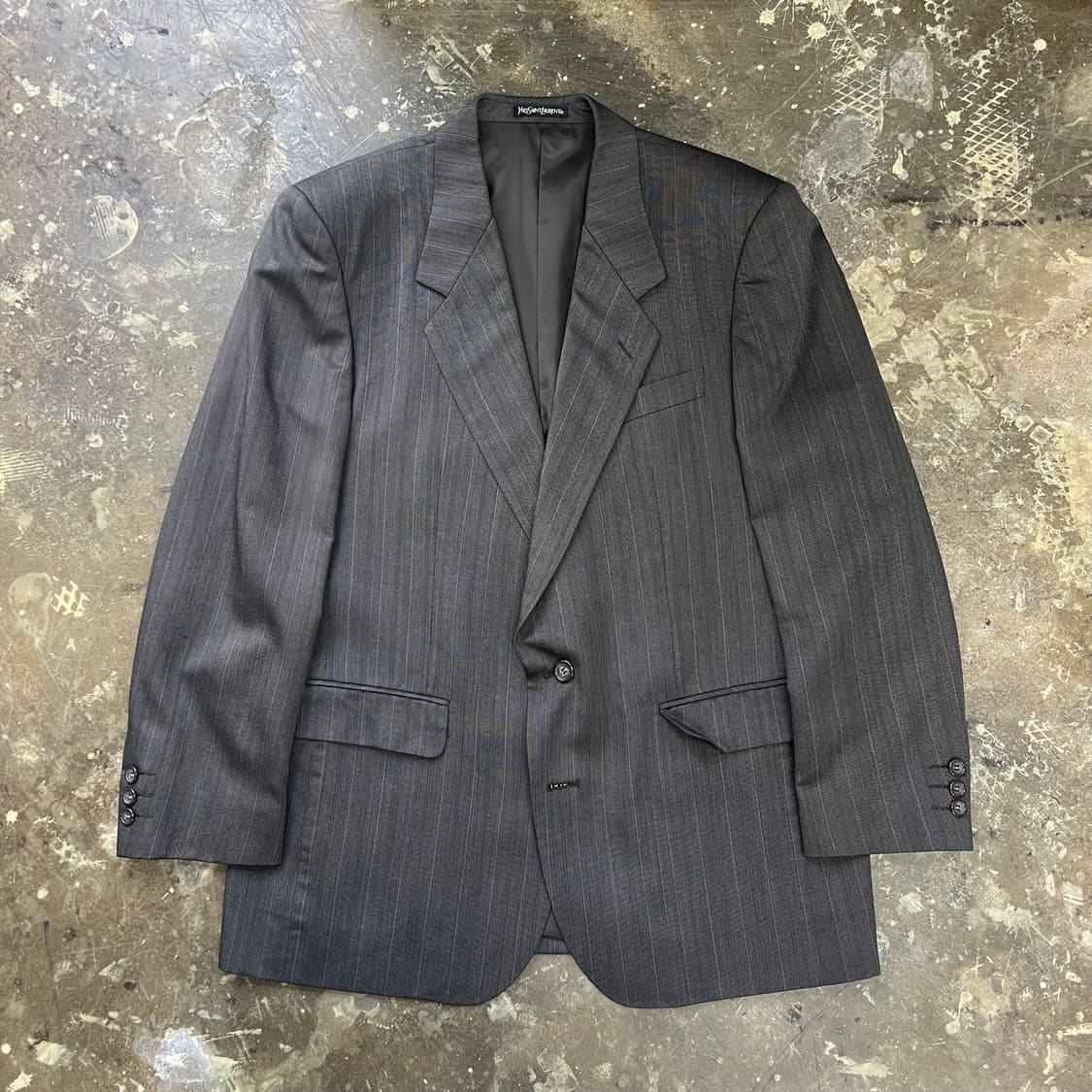 100,32) 입생로랑 정장 셋업 자켓 마이 와이드 팬츠 춘추 상품이미지2