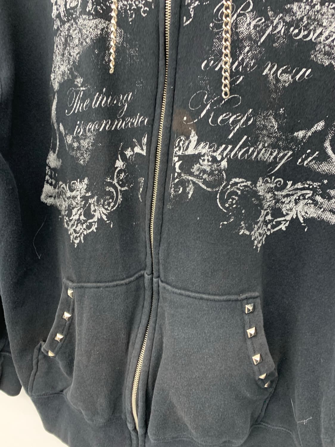 Sexpotrevenge 프린팅 스터드 후드집업 상품이미지8