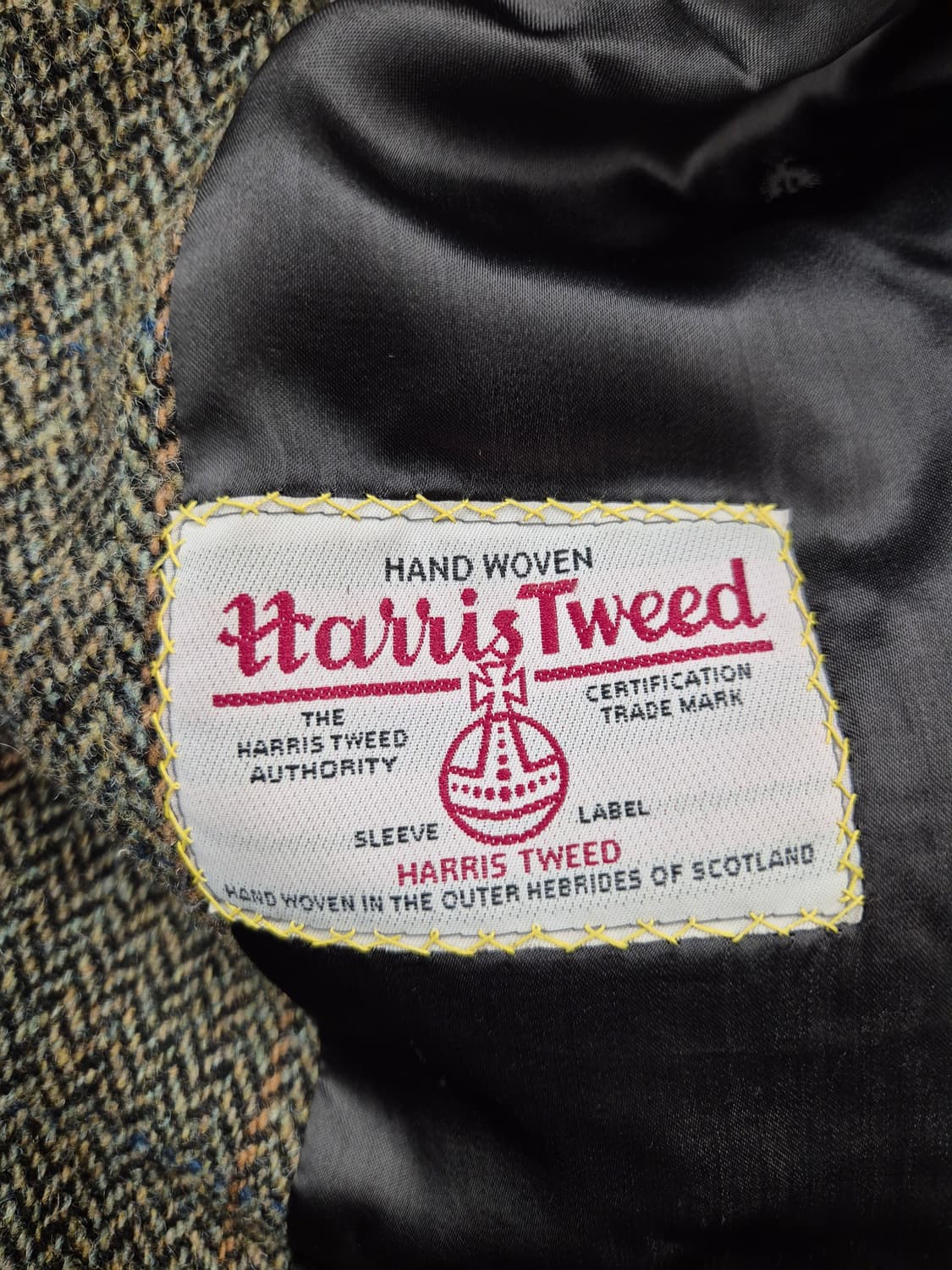 해리스 트위드 헤링본 자켓 상품이미지4