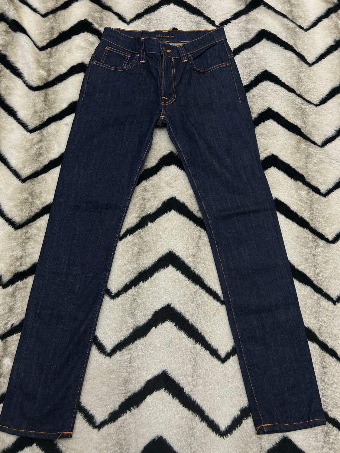 [31]누디진 씬핏 데님팬츠/진청/스판 상품이미지3