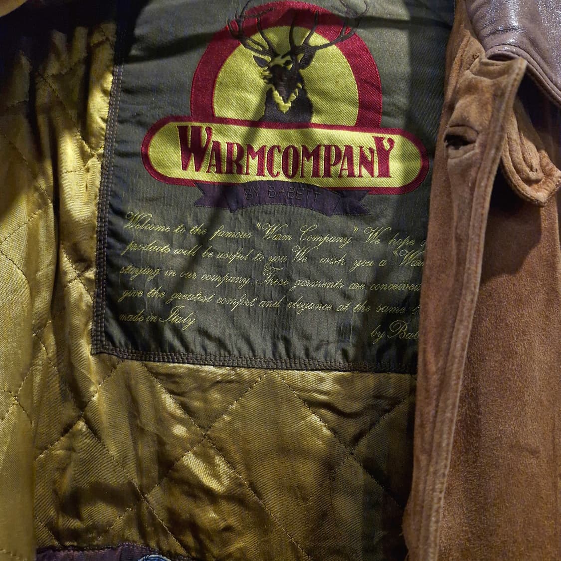 USA 빈티지 스웨이드 가죽 자켓 L~ 상품이미지4