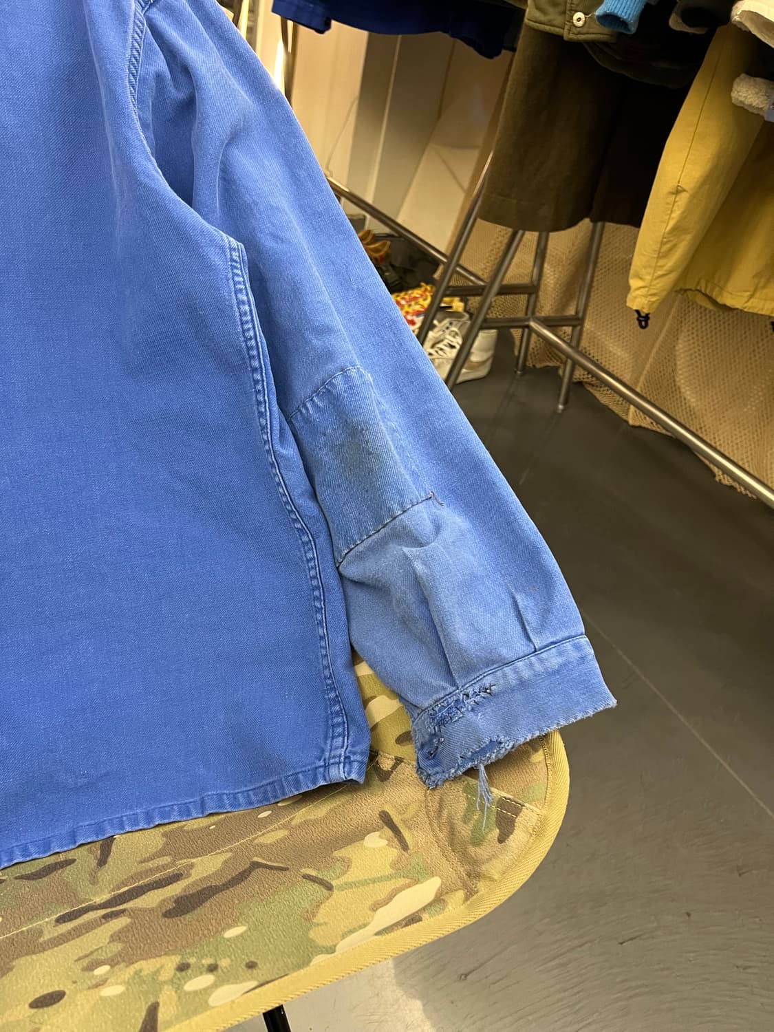 1950/60s OLD MODEL HARD FADED 빈티지프렌치워크자켓 상품이미지10