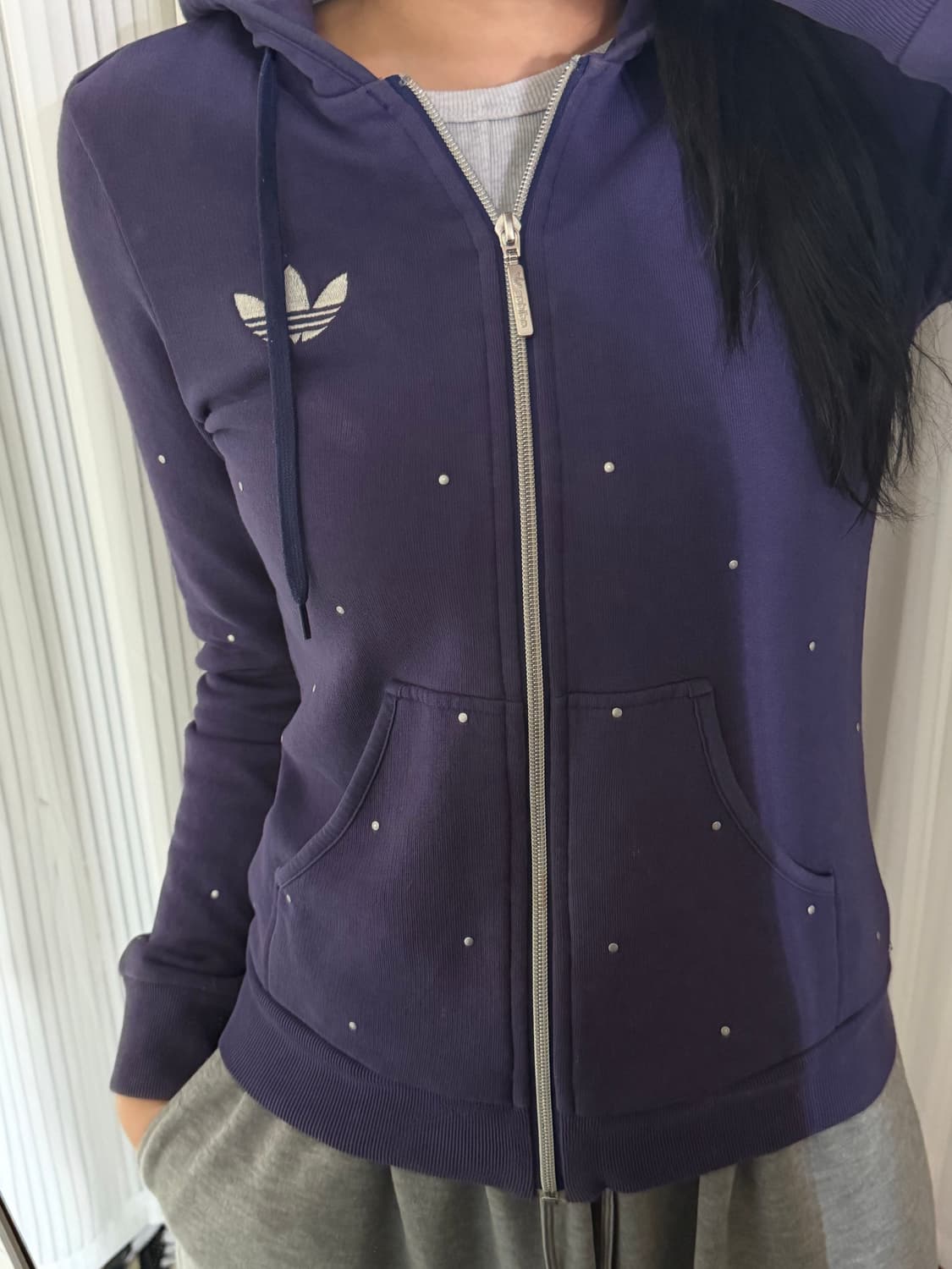 아디다스 퍼플 후드집업 85 상품이미지1