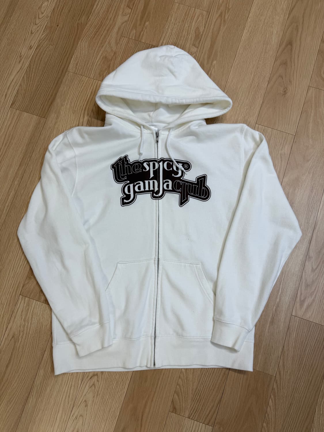 더스파이시감자클럽 초코 후드집업 후디 2사이즈 상품이미지1