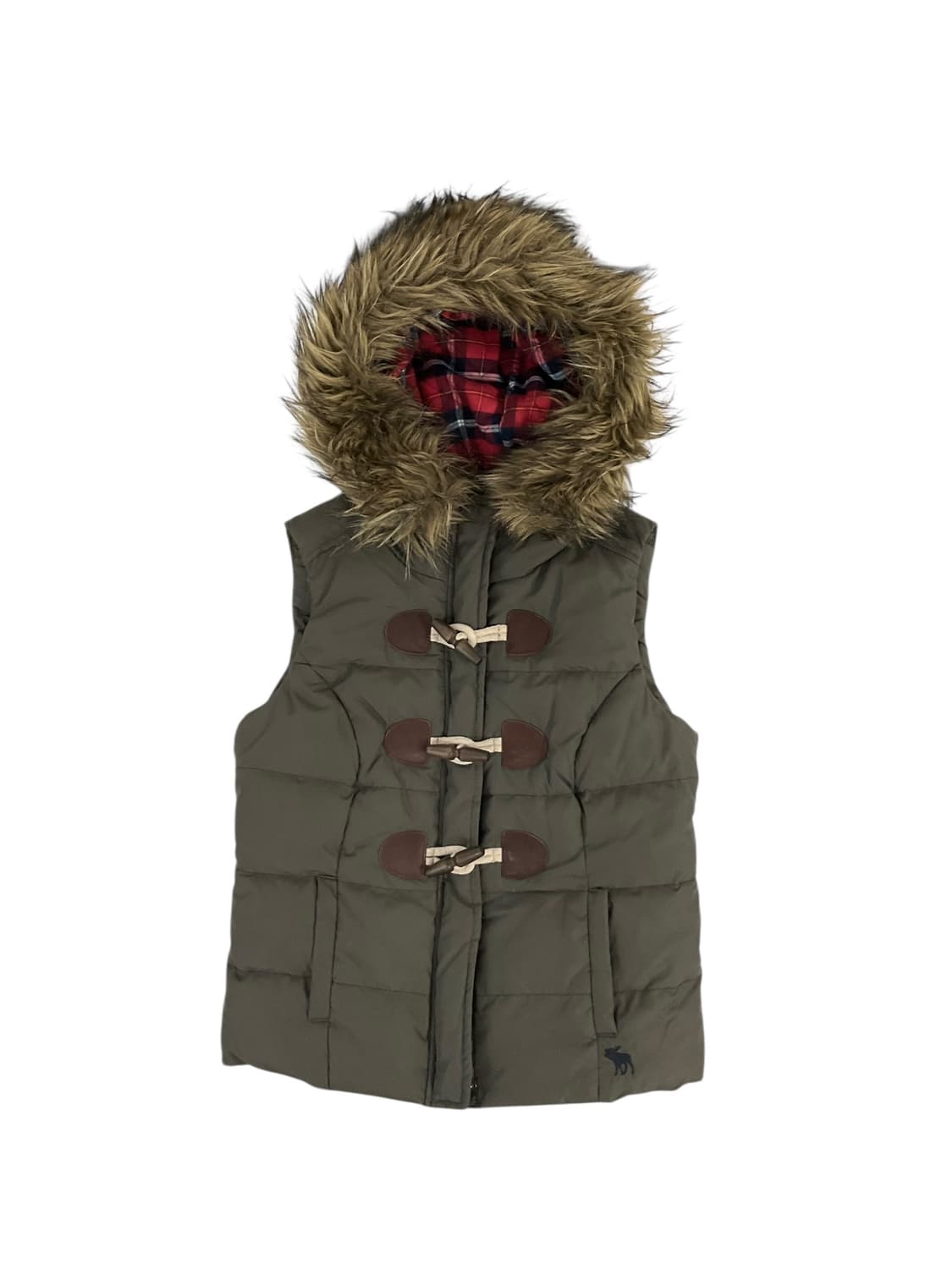 아베크롬비 퍼 카키 패딩 베스트 (s) 상품이미지1