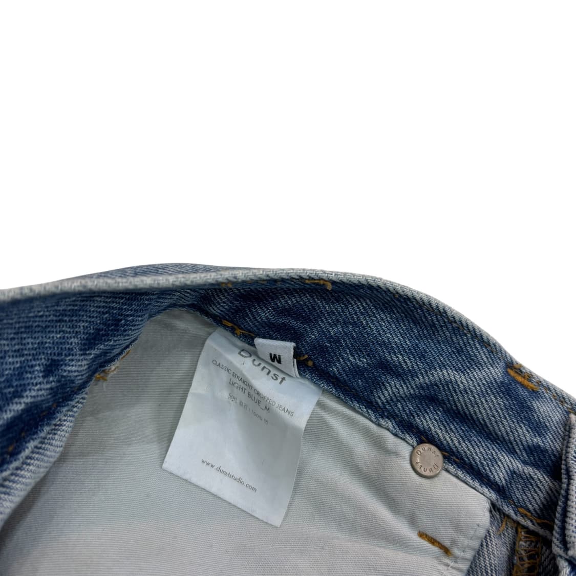 던스트 라이트 블루 데님 팬츠 상품이미지4