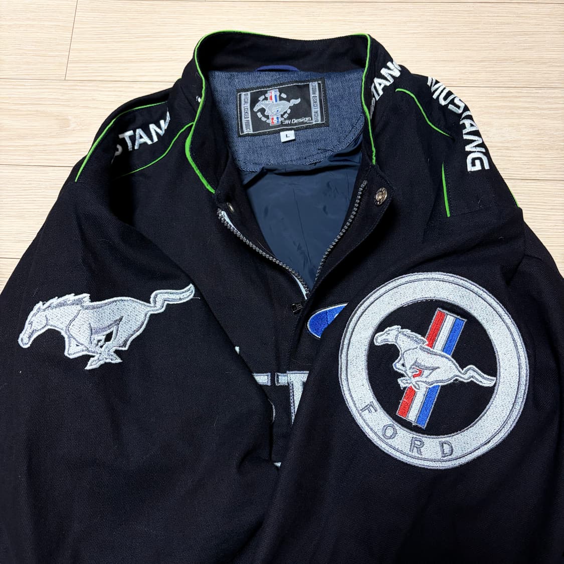 빈티지 포드 머스탱 레이싱 자켓 상품이미지3