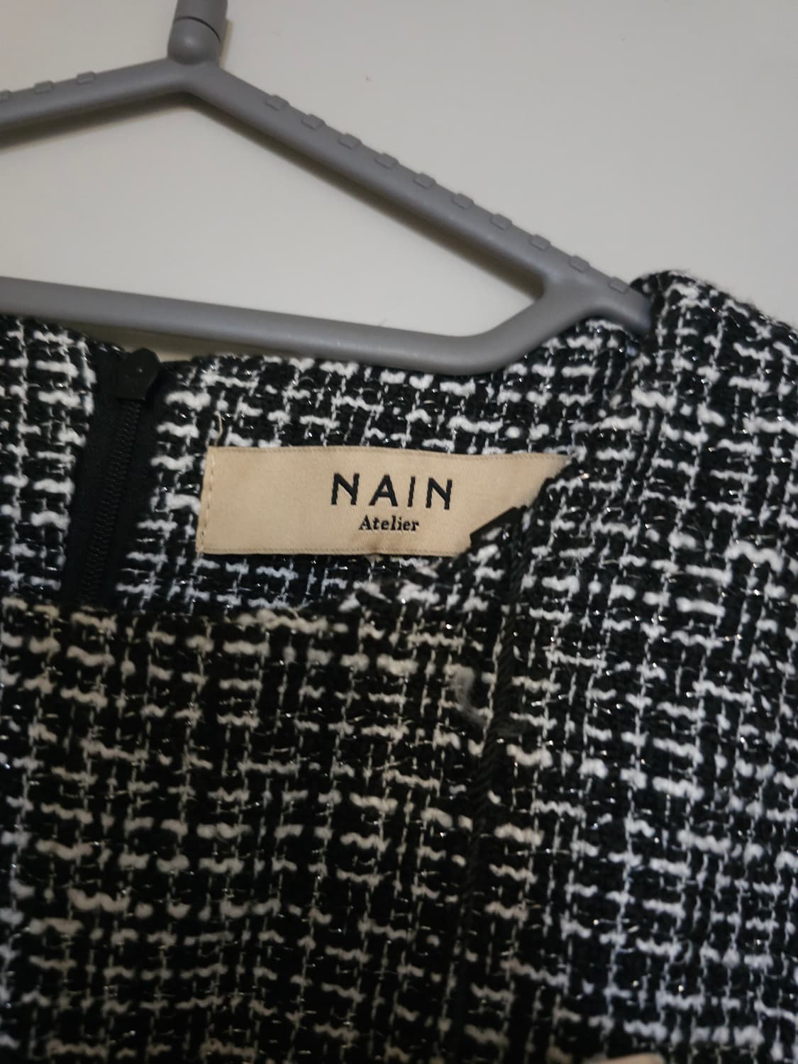 새상품)나인 아뜰리에 트위드 미니원피스 상품이미지5