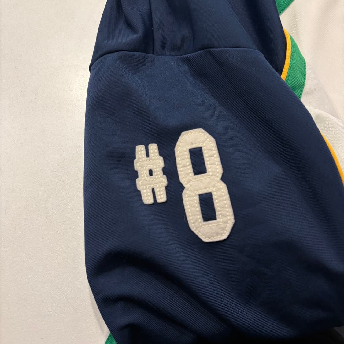 [XL] 아베크롬비 네이비 화이트 트랙 자켓 져지 D836 상품이미지4