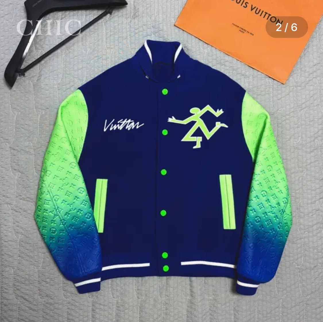 [루이비통 믹스 그라디언트 레더 봄버 바시티 자켓 | 22년도 한정판] 상품이미지2