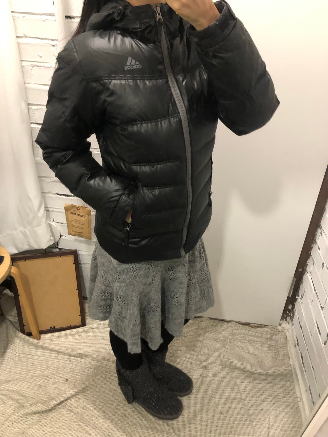 아디다스 후드 패딩 상품이미지3