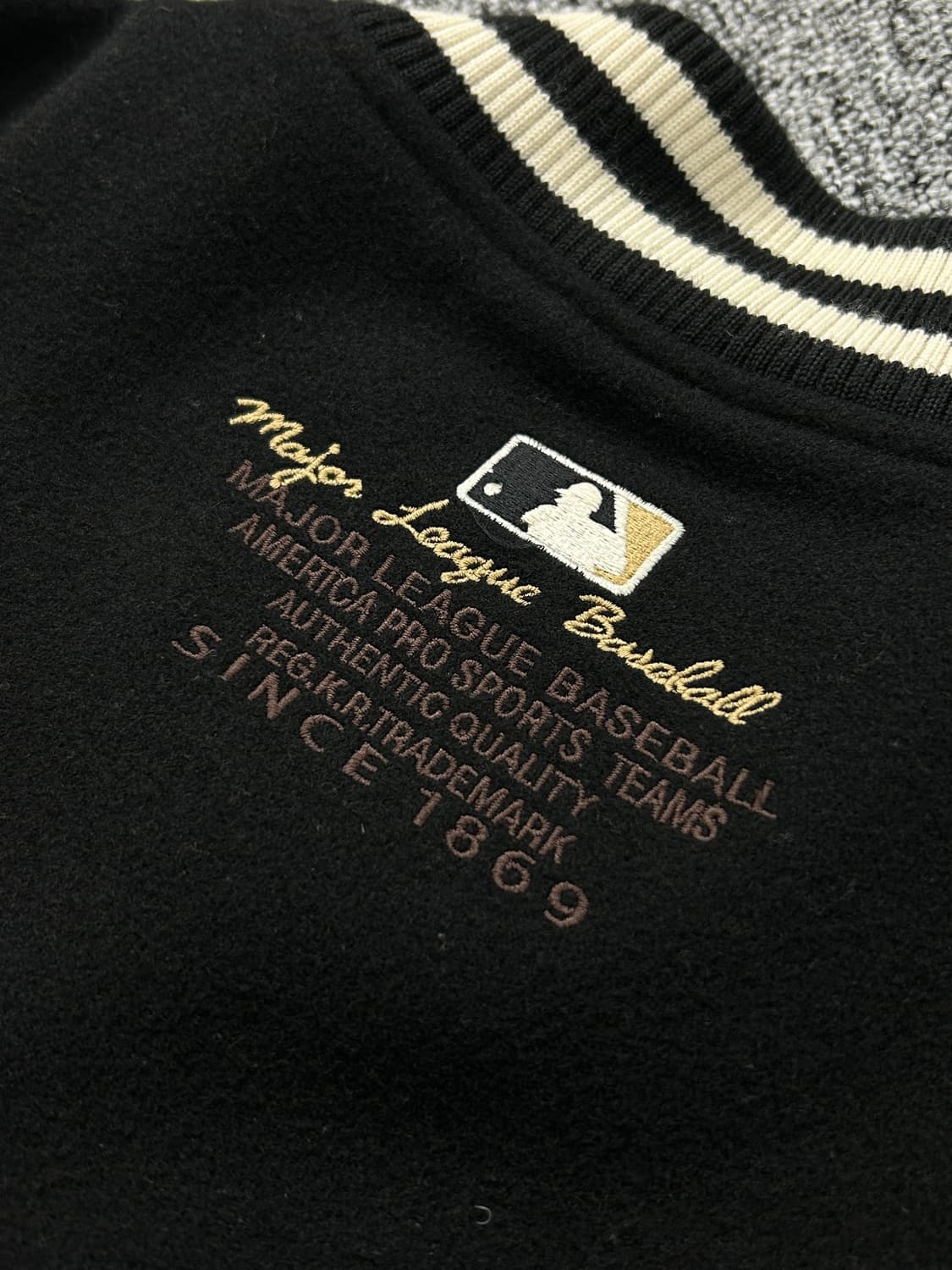 MLB 00‘s 밀워키 브루어스 바시티 자켓 M  상품이미지6