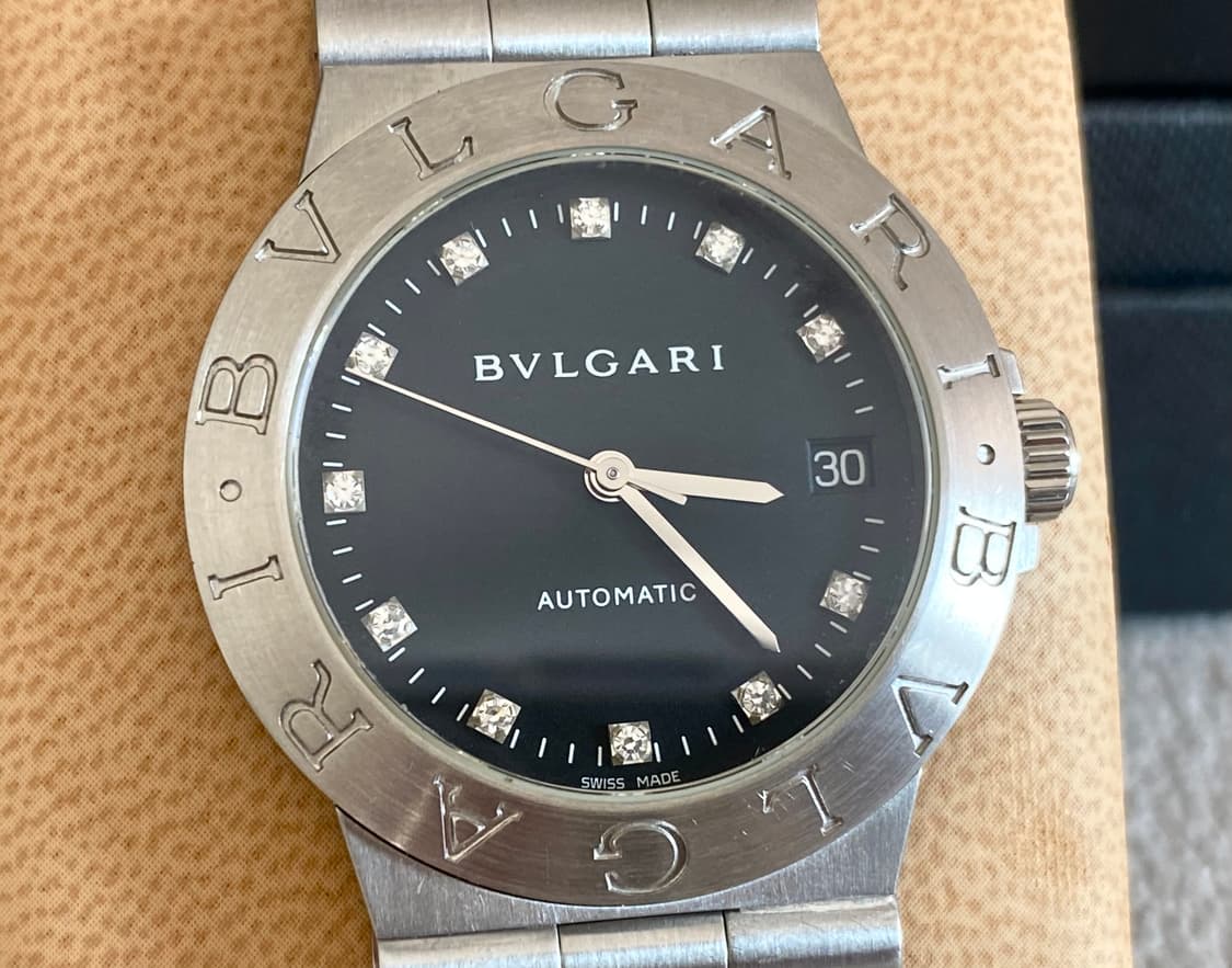 불가리 디아고노 LCV35 다이아 11P 남성용 35mm 미듐  오토메틱 상품이미지1