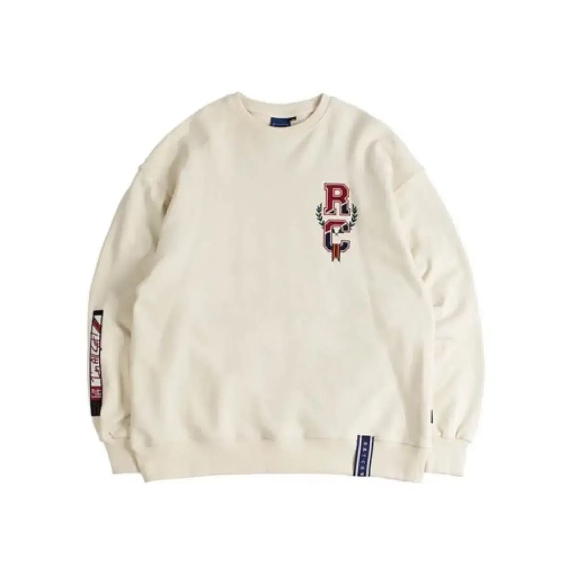 로맨틱크라운 맨투맨 아이보리 L 상품이미지2