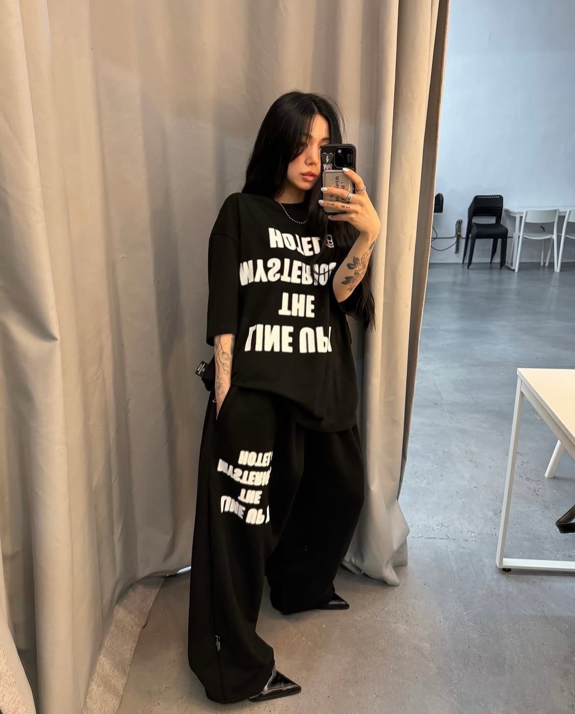 더미스테리어스호텔 TMH X LINE UP 반팔 티셔츠 상품이미지5