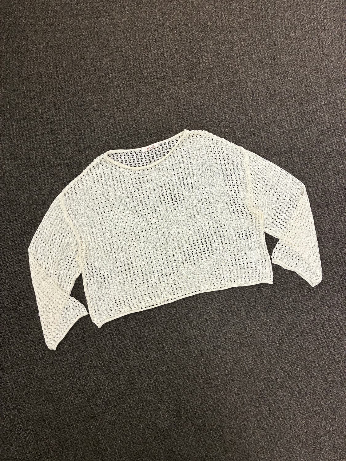 LL)Japanese vintage 여성 그물 니트 상품이미지1