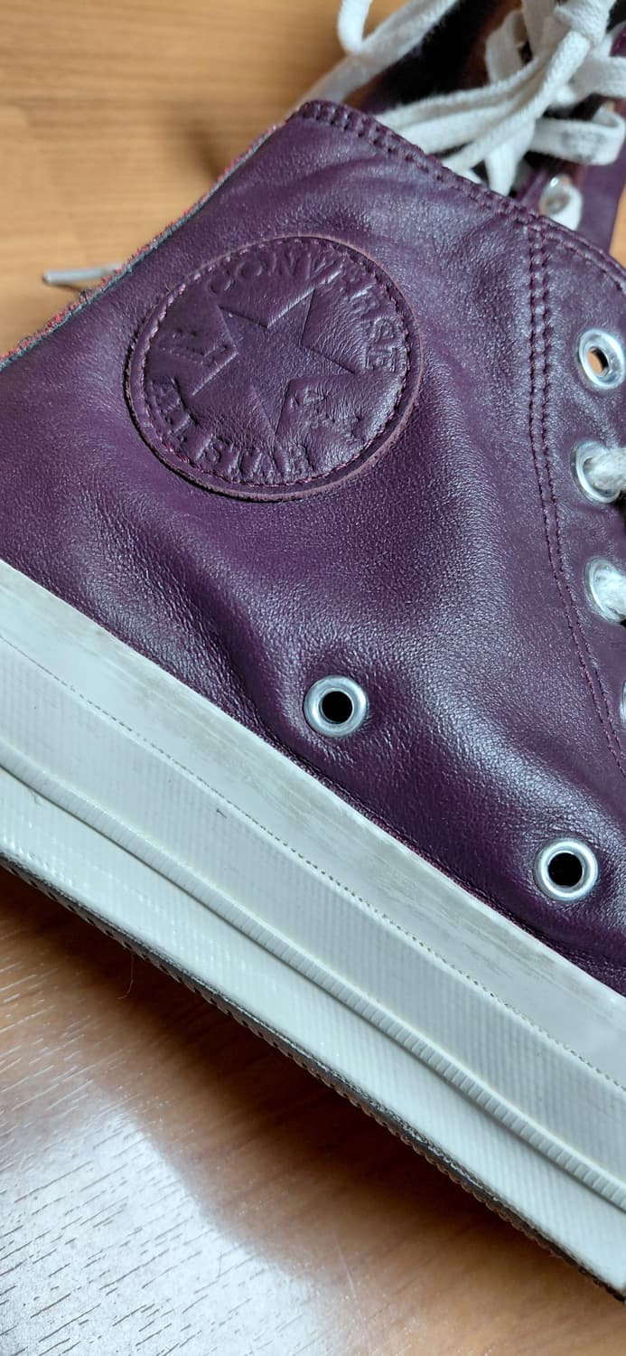 컨버스 척 테일러 올스타 스니커즈 70 하이 버건디 250mm 상품이미지8