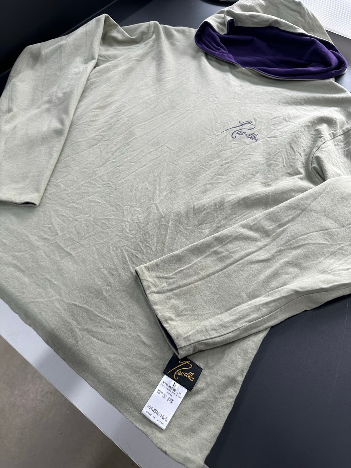 니들스 L/S 리버시블 후드티셔츠  상품이미지6