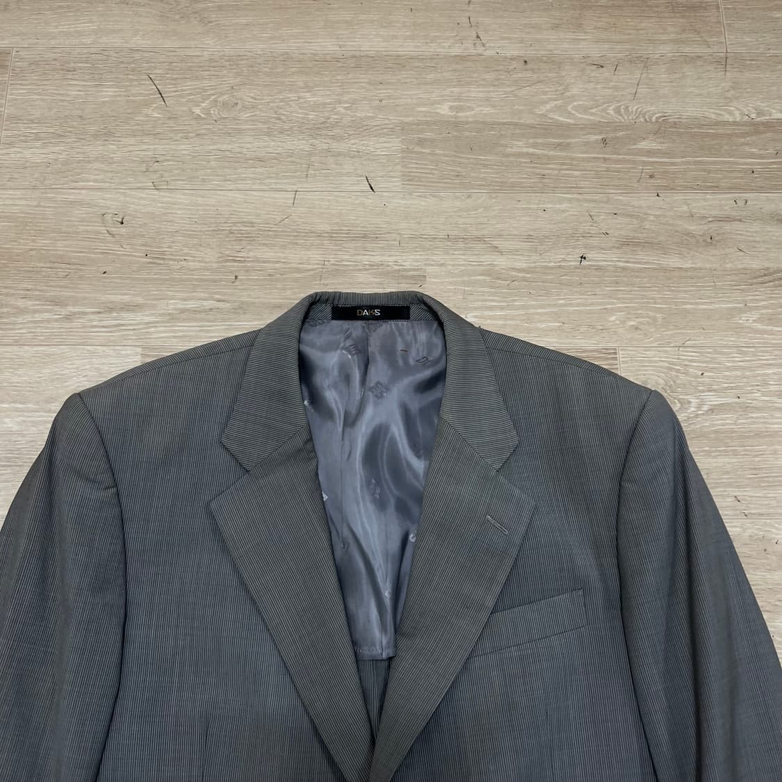 닥스 모직 스트라이프 블레이저 정장자켓 [그레이] 97-88-170 상품이미지2