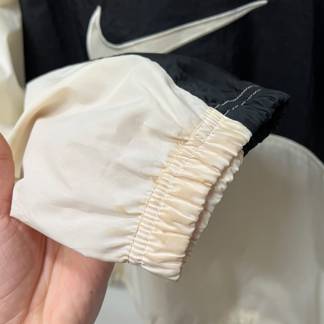 90s 나이키 올드스쿨 스우시 바람막이 아노락 XL 상품이미지8