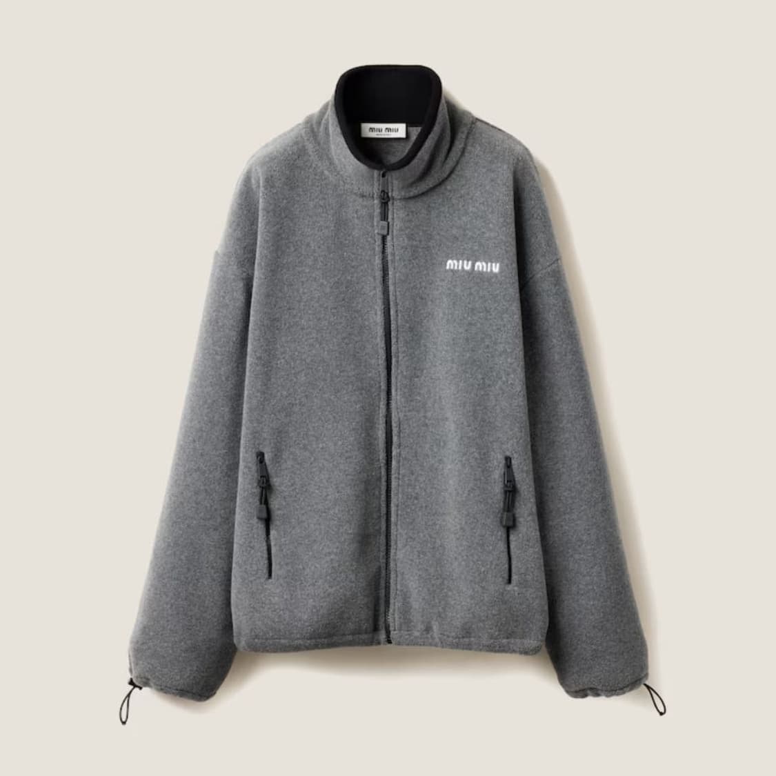 미우미우 플리스 스웨트셔츠 자켓 miumiu 상품이미지1