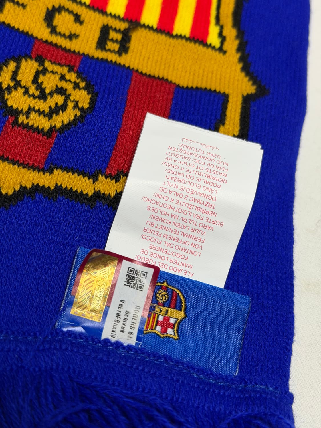 FC 바르셀로나 풋볼 머플러 스카프 상품이미지2