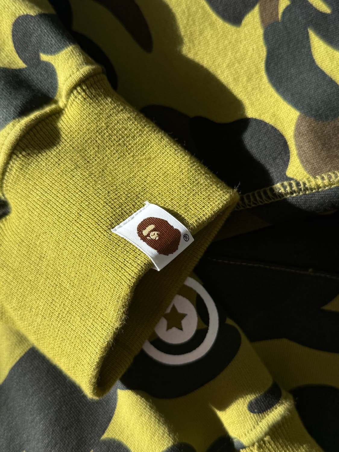 새상품급) 베이프 녹계 후드집업 M 상품이미지2