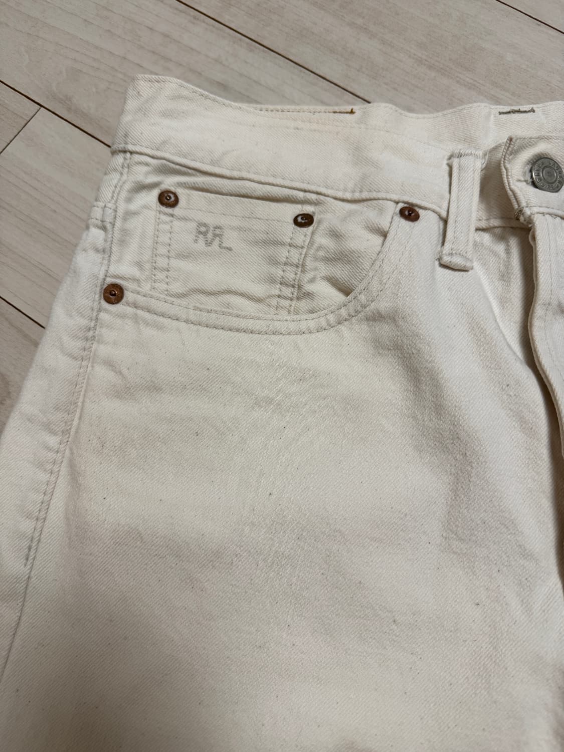 RRL 더블알엘 빈티지 파이브 포켓 에크루 30 상품이미지3