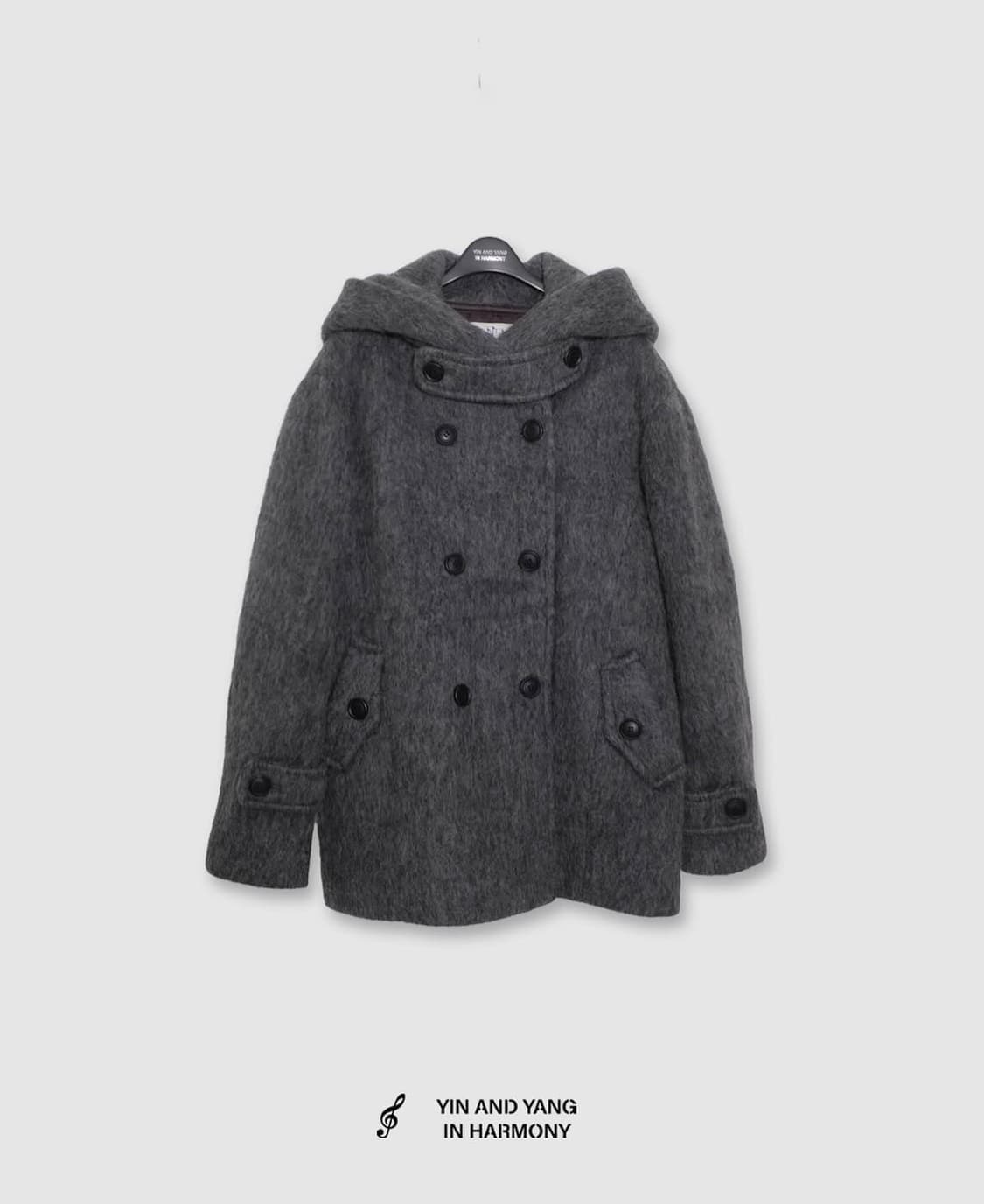 인앤양인하모니 미야 코트 차콜 상품이미지1