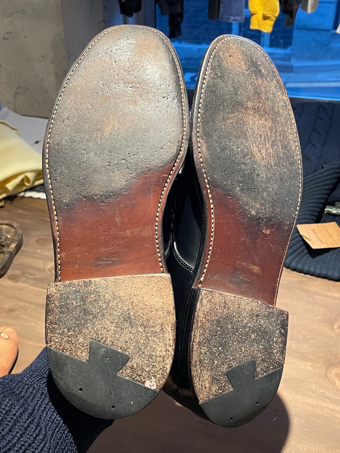 Alden 알든 코도반 플레인토 판매 rrl 상품이미지8