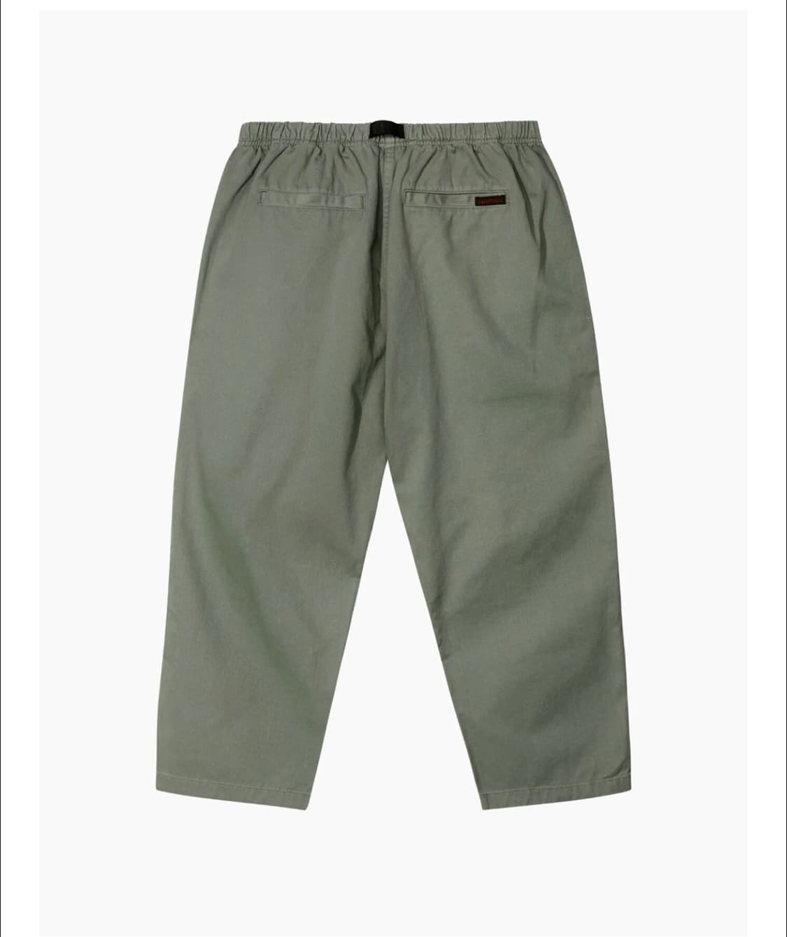 그라미치 루즈 테이퍼드 팬츠 카키 그레이 M 사이즈 상품이미지8