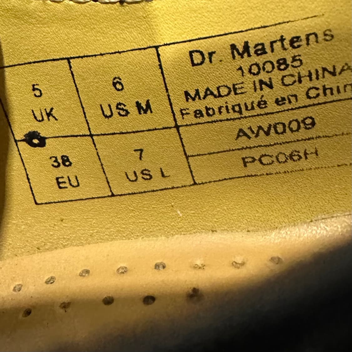 UK5 240-245) 닥터마틴 로퍼 여성 여자 구두 1461 블랙 3홀 상품이미지9