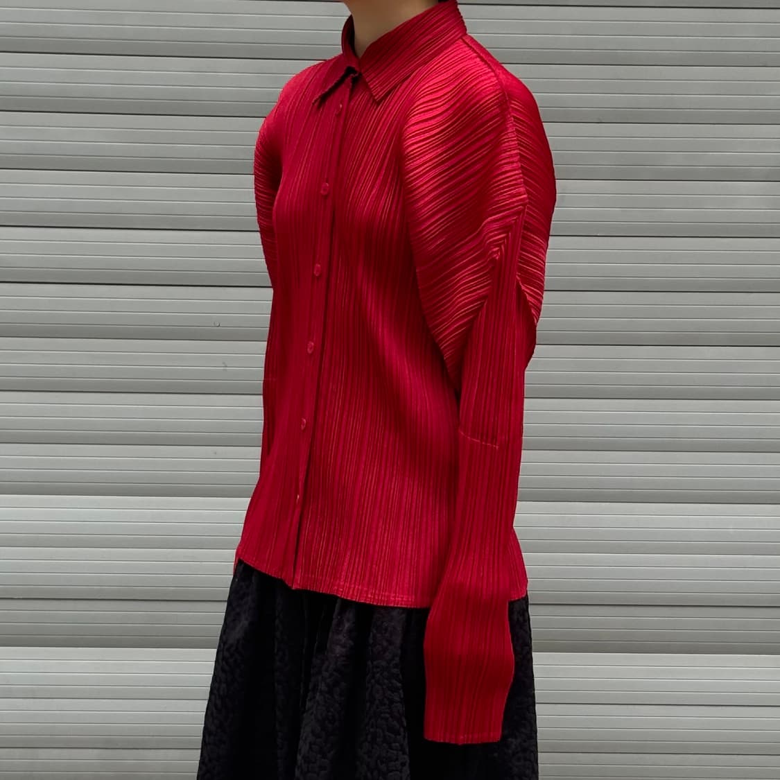 Pleats Please Red Cardigan 상품이미지9