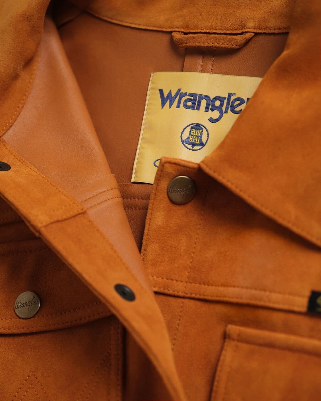 랭글러 Wrangler x gant 스웨이드 트러커 자켓 M Size 상품이미지3
