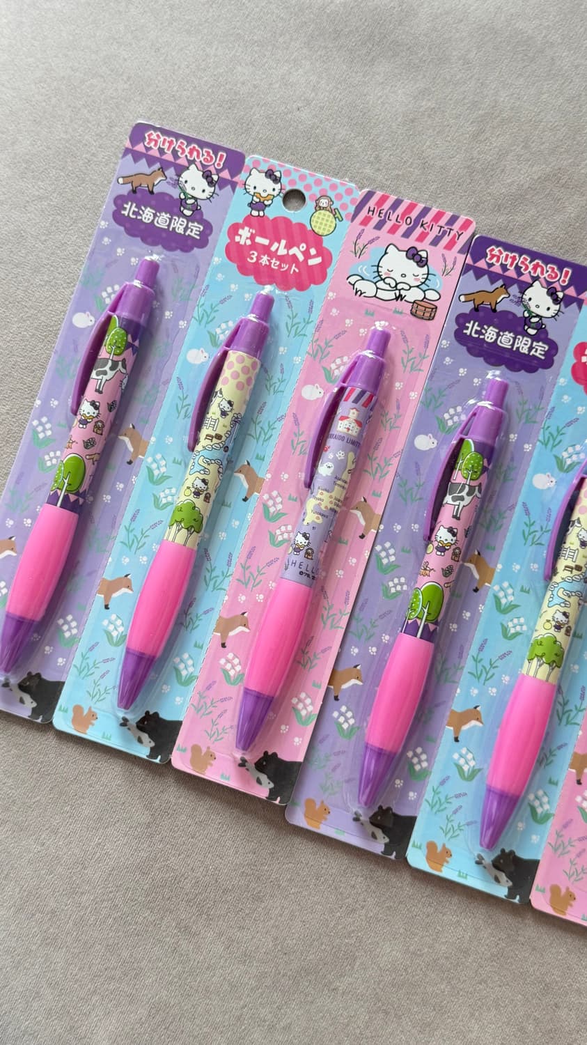 고전 키티 볼펜 3개입세트 (2020) 상품이미지1