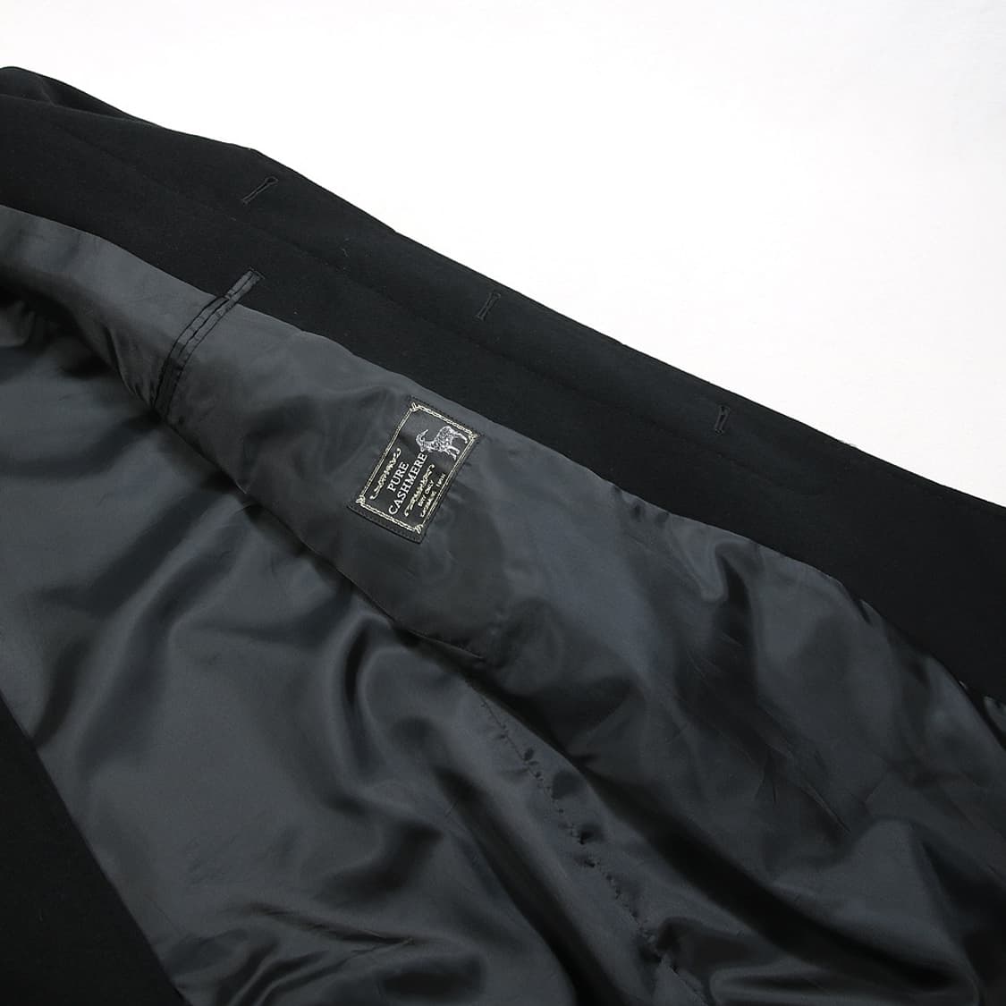 (착용컷) 캐시미어 싱글 롱 코트 (남성용 103) 상품이미지6