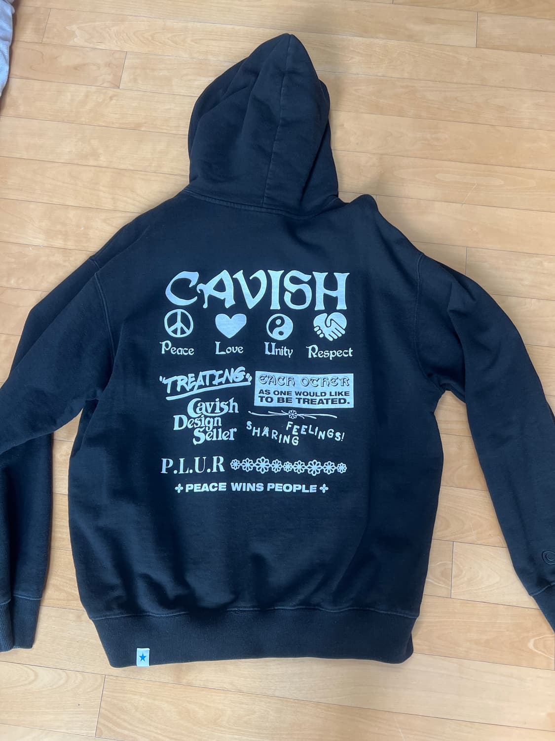 카비시 후드티 블랙 상품이미지2