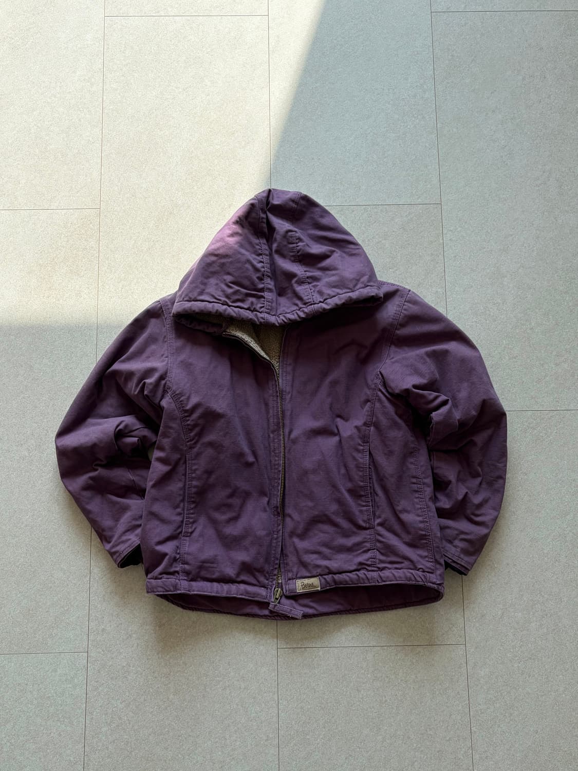 베르네 퍼플 면 후드 야상 점퍼 미국 빈티지 워크자켓 상품이미지1