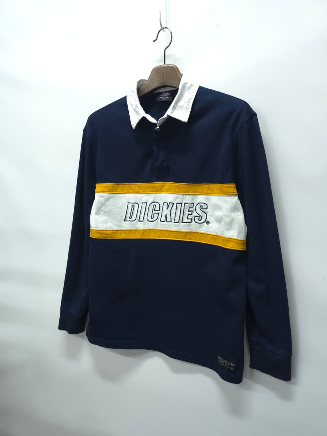 디키즈(DICKIES) 배색자수 럭비티 ( 95-100 ) 상품이미지2