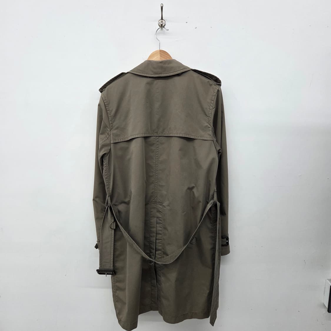 버버리 카키색 트렌치 코트 남성L 상품이미지6
