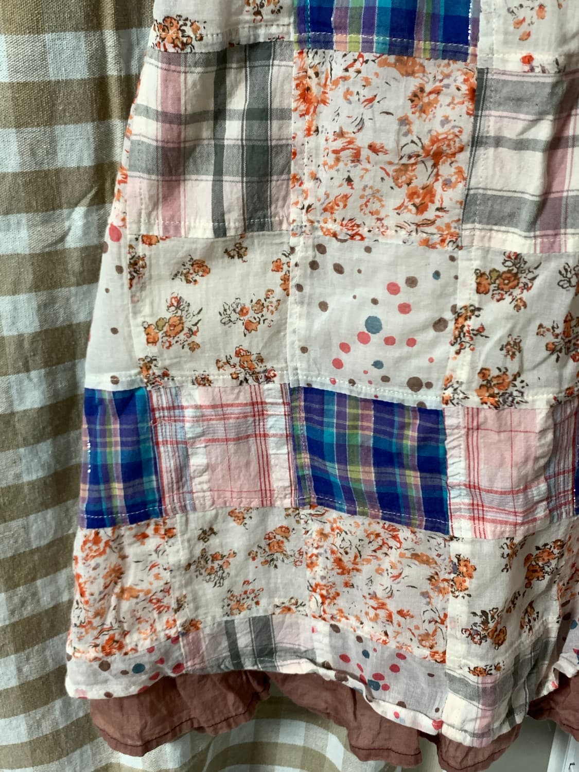 빈티지 패치워크 원피스 하구미 상품이미지4