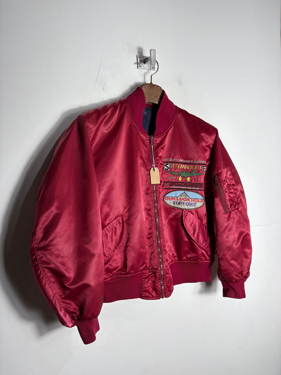 레드 바시티 양면 점퍼 ma1 상품이미지4