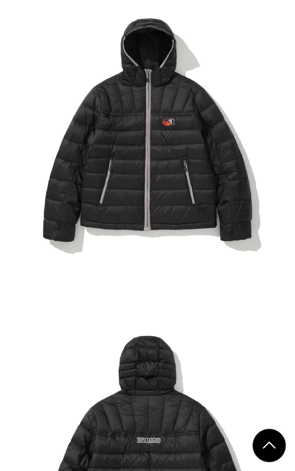 teket CT Lightweight Down Jacket Black 상품이미지4
