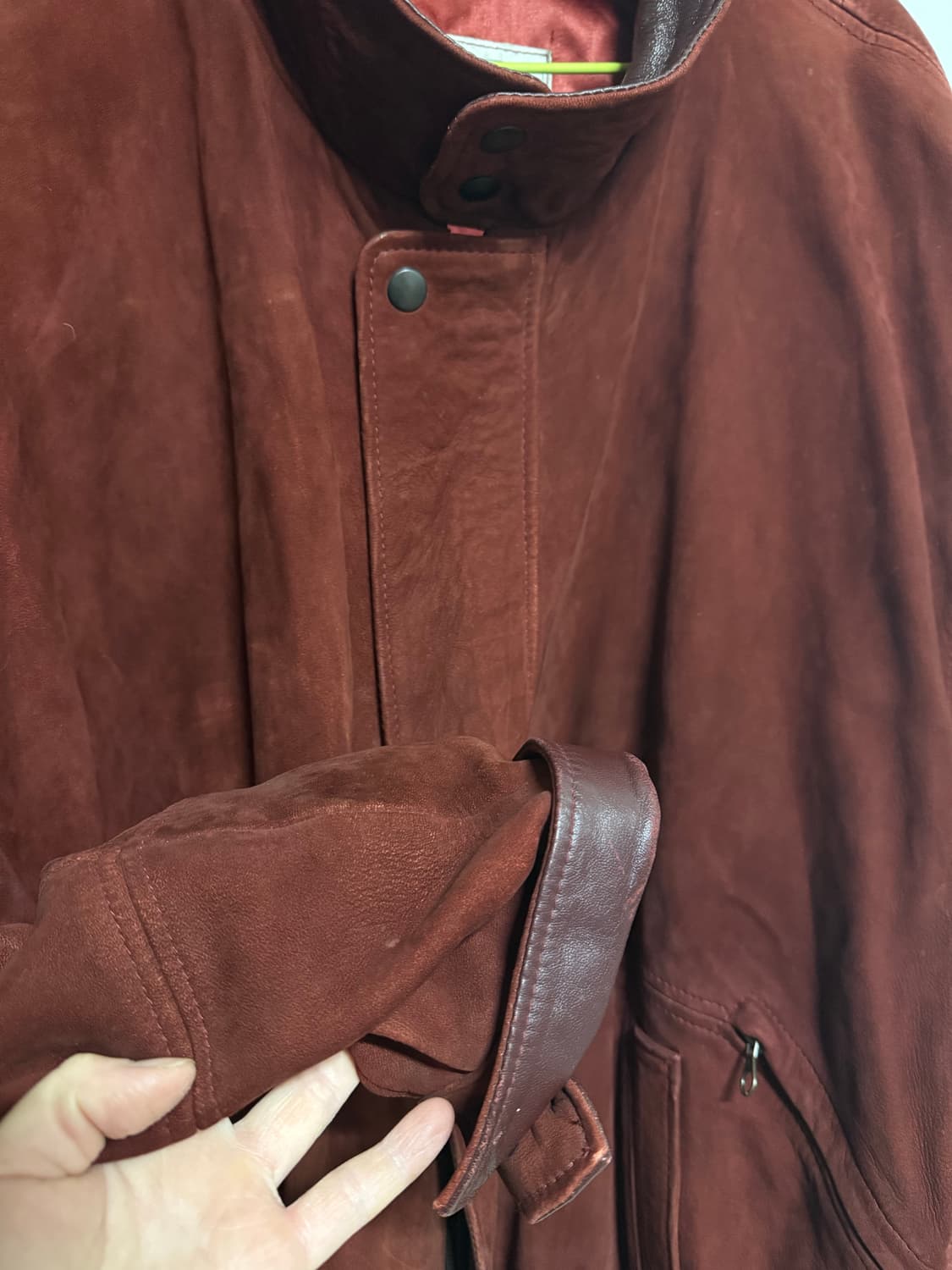 스페인산 남자소가죽자켓 상품이미지2