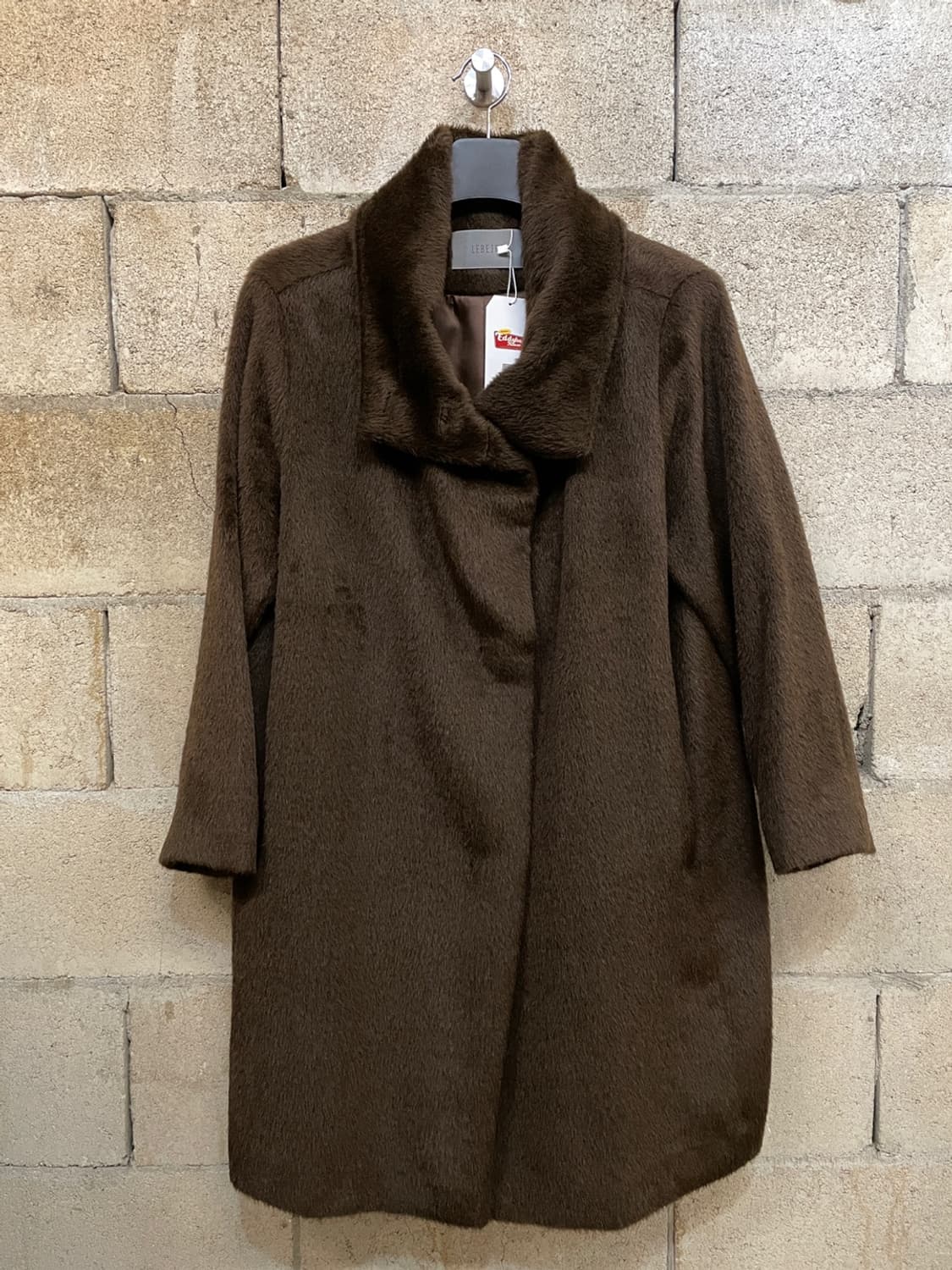 르베이지 알파카 코트 상품이미지1