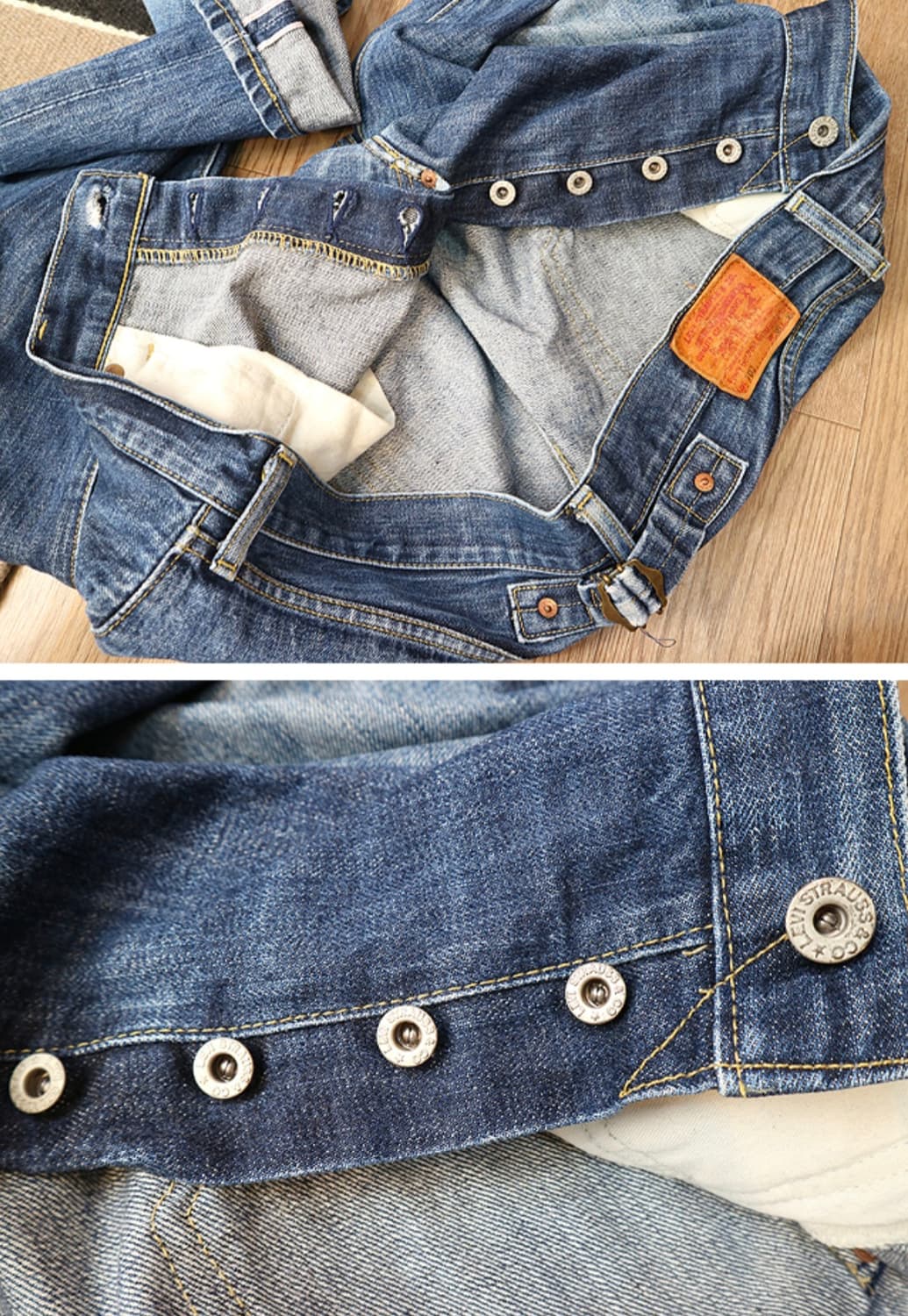 일본판 90S LEVIS LVC 리바이스 702XX 빅 E 셀비지 데님
 상품이미지8