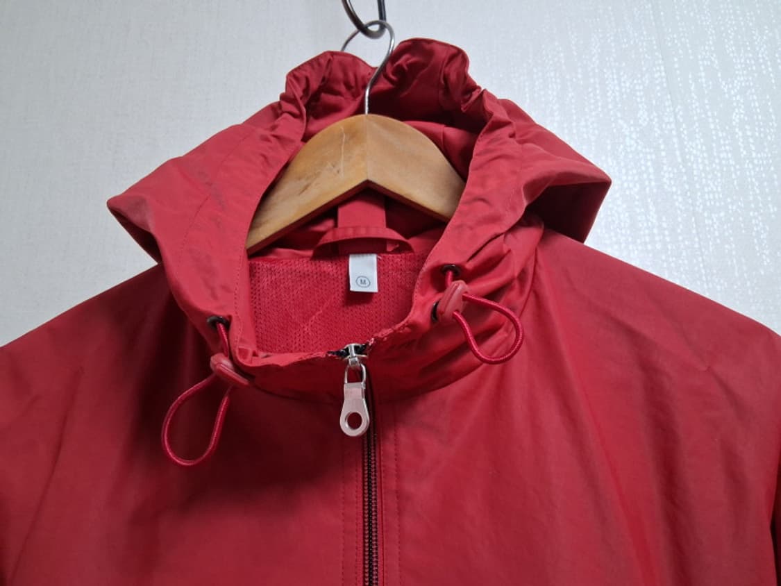 일본빈티지 유니클로 윈드브레이커 반집업 후드 점퍼 M 상품이미지3