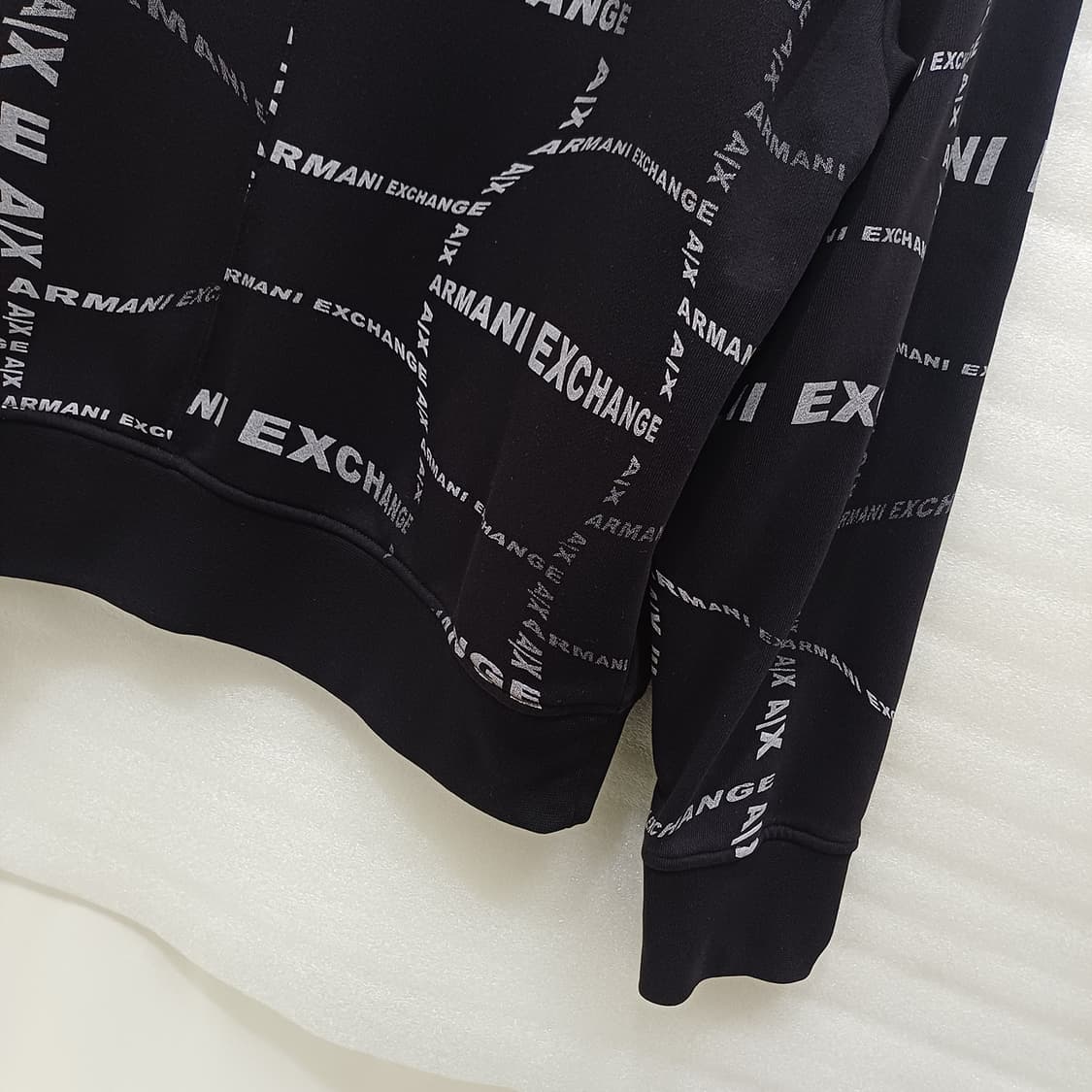 아르마니 맨투맨 라운드 긴팔 티 남성 L XL 블랙 사랑봉봉 상품이미지7