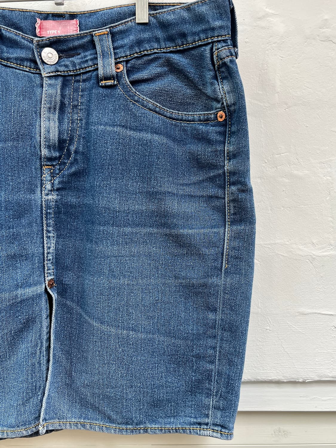 Levis Type-1 데님 스커트 M 상품이미지4