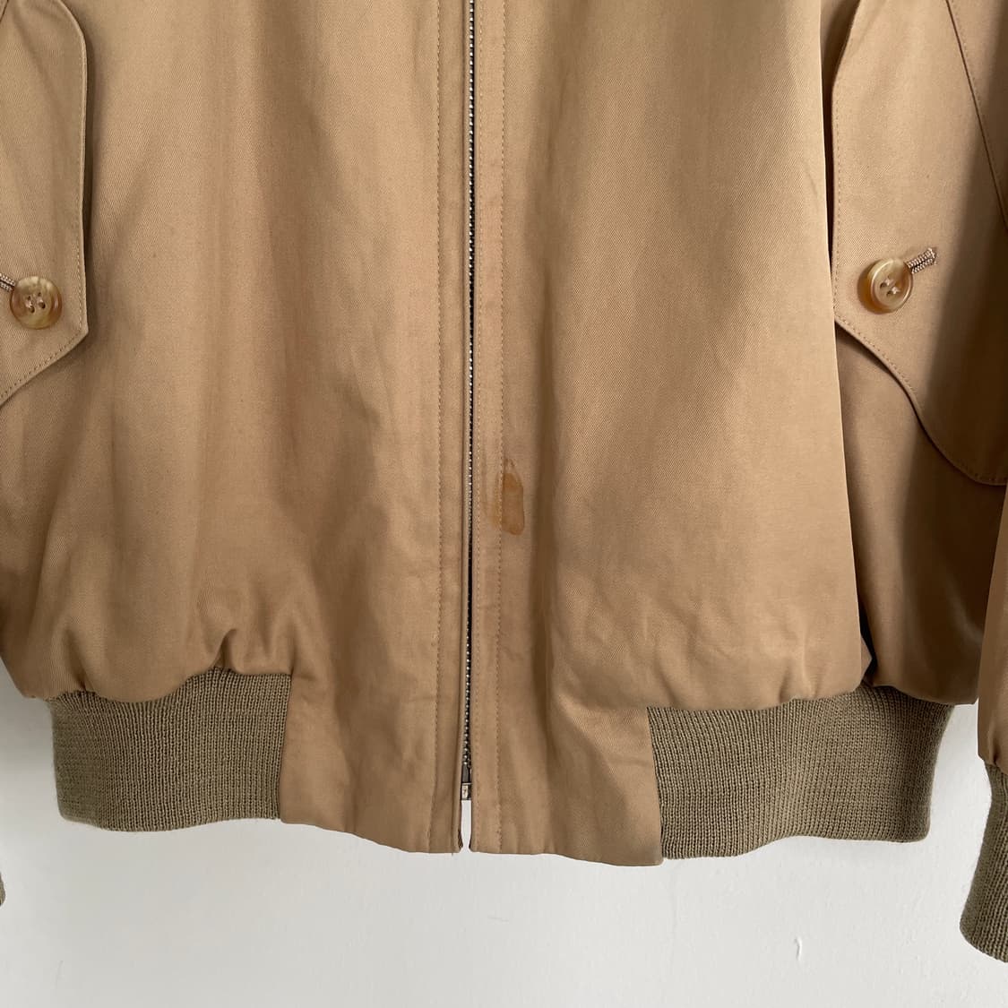 버버리 베이지 안감 체크 블루종 G-9 스타일 상품이미지5